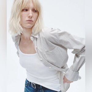 Rag & Bone New York Bright White Tank Soft Size L NWT